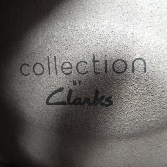 Clarks Valarie Dream Brown Leather Criss Cross Open Toe Heeled Sandals Womens 10 - Picture 12 of 13